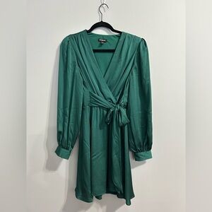 Express Emerald Long Sleeve Dress